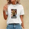 Famosa Cantante Shakira Poster Classico Maglietta Donna, Casual Quotidiano, Cotone Maglietta a Maniche Corte da Donna