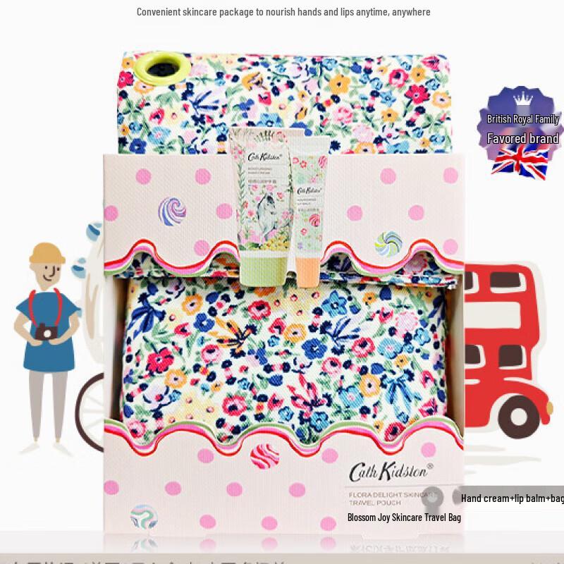 Cath Kidston Floral Delight Hand Cream & Lip Balm Set