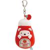 San-X Sumikko Gurashi Plush Keychain Shirokuma (Ketchup) 9cm X 6cm X 5cm