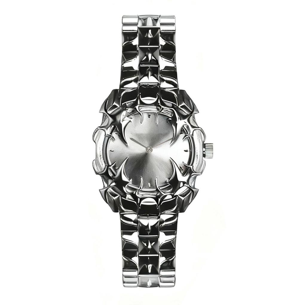 Original Alabaster-Style Irregular European/American Watch - Trendy, Fashionable Niche Design.