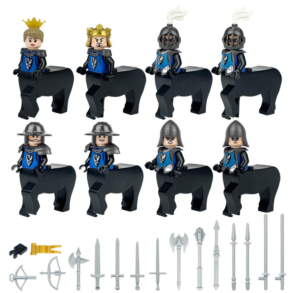 M8108 M8109 M8110 M8111 Cavalry Military Building Block Figurine Puzzle Toy Set