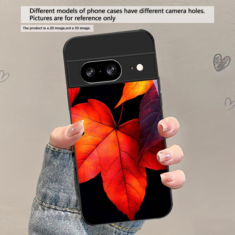 

Small pebble flowers For Google Pixel 8 7 9 10 Pixel 10 Pro XL Pixel 9 Pro XL Pixel 8a 7a Pixel 7 Pro Black Glass Phone Case Google Pixel 7
