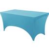 Stretch Spandex Rectangular Tablecloth Wrinkle Resistant Washable Fitted Cover for Wedding Party Event Patio