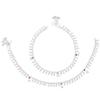 Silver Plated Traditional Anklets Payal - Classic and Stylish Payal for Women and Girls