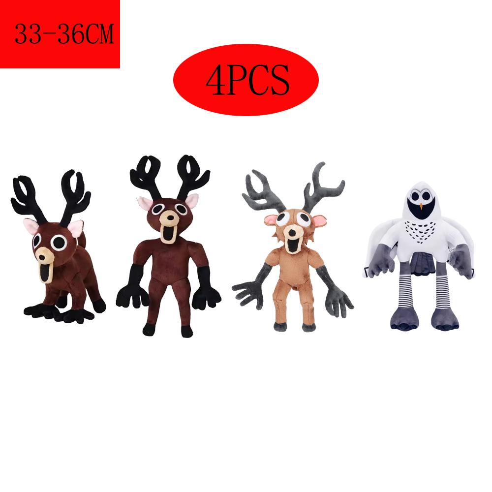 Peluche Cervo 99 Notti Nella Foresta 25-33cm Animale di Peluche Morbido Merchandising Anime Regalo di Halloween Natale