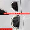 Chrome Side Vent Cover Strip Trim For Ford Ranger T9 2023 Auto Accessories
