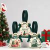 Christmas Candy Canvas Bag Children Christmas Eve Party Drawstring Apple Bag Pouch Christmas New Year Gift Packaging Bag