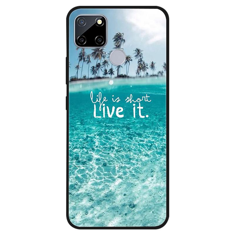 For Realme C25s C25 Case Painted Silicone Soft Phone Cover For Realme C25 C25S C21 C21Y C25Y Phone Case RealmeC25s C 25 s Funda