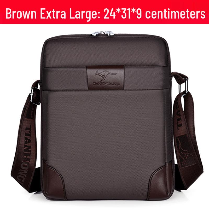 Men's Single Shoulder Crossbody Canvas Bag, New 2025 Oxford Commuting Backpack, Compact Personal Portable Bag