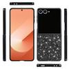 Für Samsung Galaxy Z Flip7 5G Hülle PC Glitzernde Glitzer Handy Rückseite