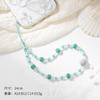 Ins Niche Handmade Beaded Colorful Mobile Phone Chain Mobile Phone Case Pendant Anti-lost Wrist Strap Short Mobile Phone Chain