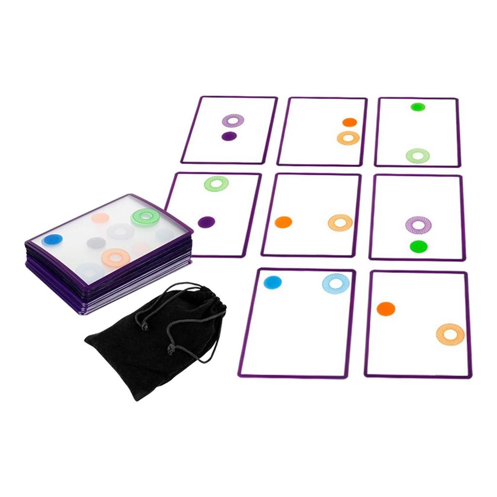 Overlap Card Swish Cards Educational Development Puzzle Game for Games - Interaction Activity