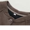 DIMANAF New 2025 Women Jacket Short Coat Solid Buttons Full Sleeve Autumn Basic Tops T-Shirt New Pullover