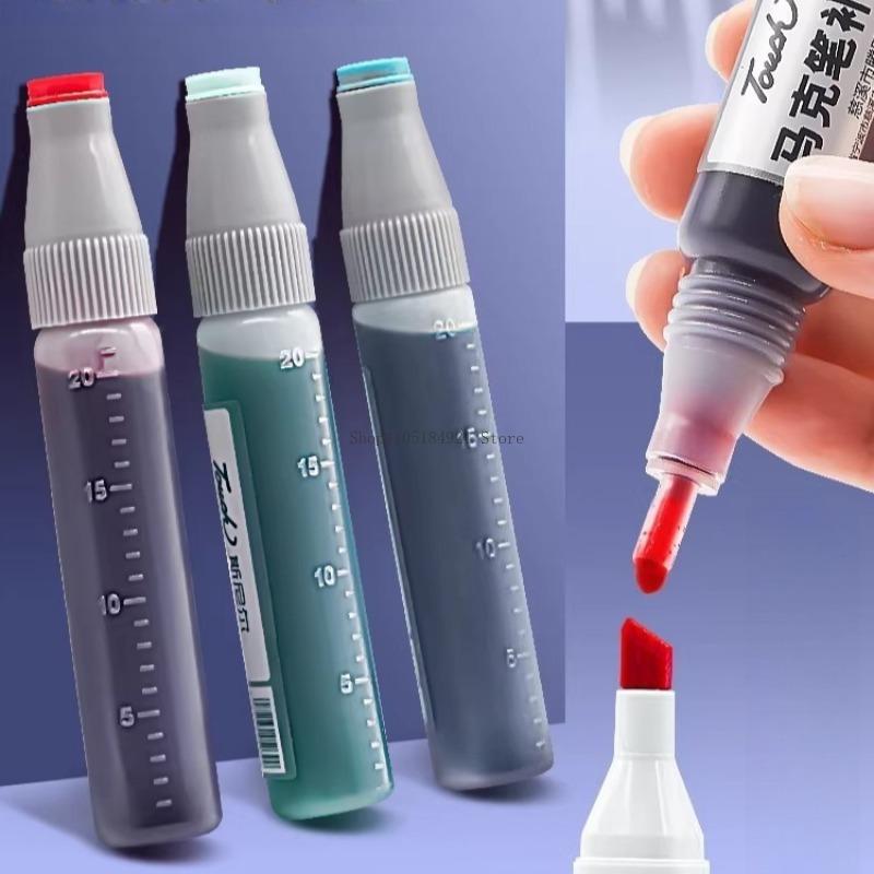 60 Color Marker Pen Refill Liquid Special Ink Art  Supplies Students Painting Creation Drawing Book Graffiti Watercolor Paint