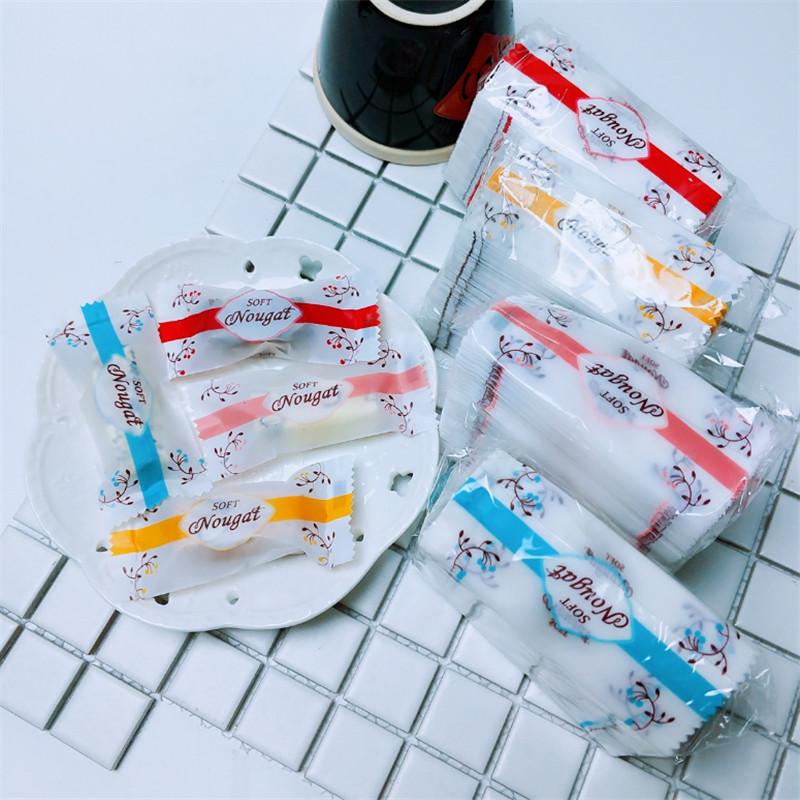 200 Pcs/Lot Dairy Handmade DIY Nougat Plastic Food Decoration Packing Candy Wrapping Bakery Bags Baking Tool