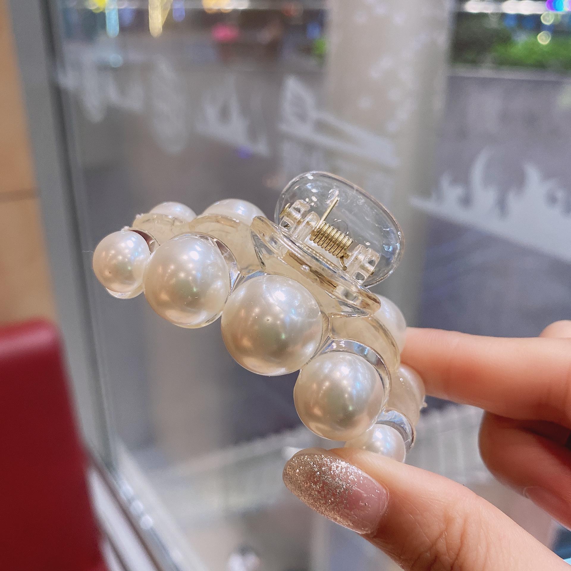 

Ретро Элегантная Заколка-Краб с Жемчугом - Универсальный Аксессуар для Волос для Стильных Причесок