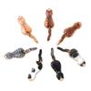 10PCs Cat Enamel Gold Color Metal Charms Animal Pendants Multicolor DIY Making Necklace Earrings Women Fashion Jewelry 3.5cmx1cm