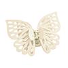 Large Hair Claw with Strong Grip Double-Layered Butterflies Shape Hair Clip Anti-slip Teeth Ponytail Clip Back Head Hair Claw