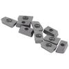 10Pcs CNC Insert Lathe Blade Turning Tool Cemented Carbide APMT1135PDERXM LF6018