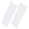 2 Set Clear Acrylic Furniture Wall Spacer Adjustable Length Sofa Wall Stopper  Bedroom