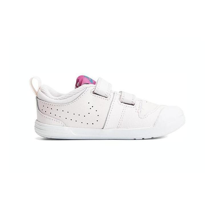 Nike Pico 5 TDV Abrasion Resistant Breathable Low Top Toddler Shoes White Pink Infant And Toddler AR4162-600