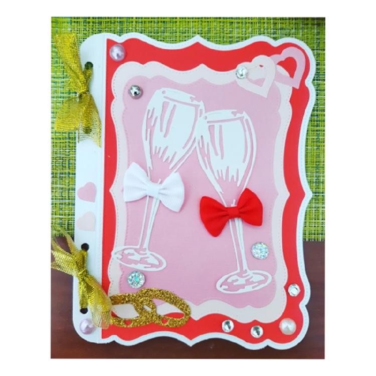 Frame Shap Metal Cutting Dies Stencil Birthday Christmas Card Making Accessories