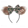 Fashion New Brown Beauty And Beast Mouse Ears Headband 5" Headwear Boys Girls Festival Party Hair Accessories Women Gift