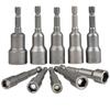 Embout de tournevis pneumatique hexagonal 8 mm pour perceuse - Rallongé, Aimanté puissant