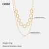 Three Layer Pearl Starfish Pendant Necklace Vintage Shell Spiral Necklace Women Jewelry