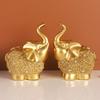 Elephant ornaments, living room wine cabinet, TV cabinet, creative home decor, entrance soft decorations, gifts, office