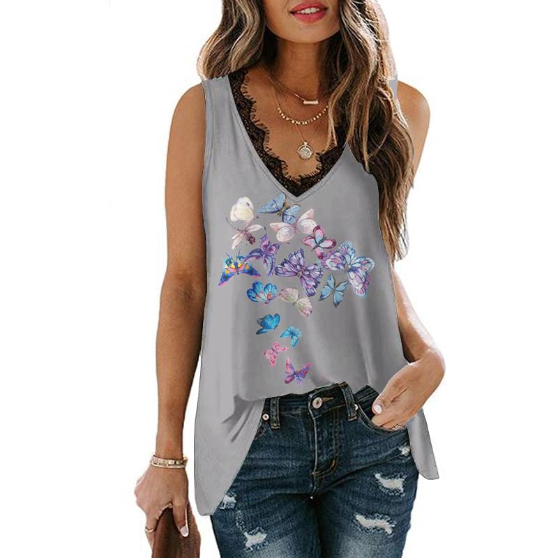 Women Sleeveless Sexy Lace Trim Sleeveless Tank Tops Dressy Camisole купить  недорого — выгодные цены, бесплатная доставка, реальные отзывы с фото — Joom