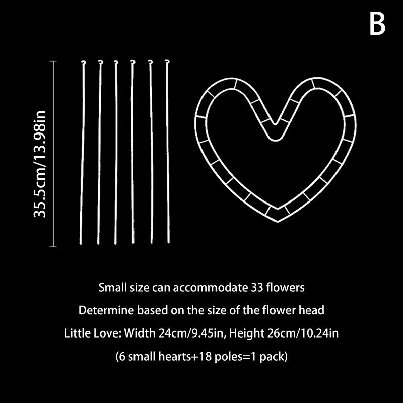 

Flower Arrangement Holder Love Moon Flower Butterfly Make Tool DIY Vases Flower Arrangement Holder Bouquet Packaging Accessories