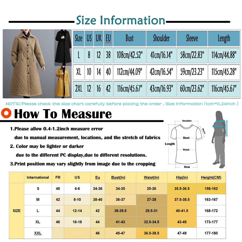 Damen Und Winter Baumwolljacke Cardigan Lang Einfarbig Jacke