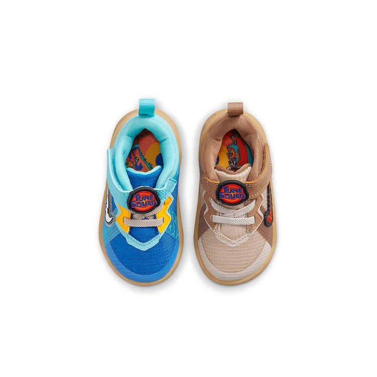 Space Jam x LeBron 18 Low TD Wile E. x Nike Roadrunner Baby Sneakers Multi-Color Racer-Blue Baltic-Blue DJ3762-401