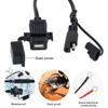 SAE To USB Adapter 5V/2.1A Professional Motorcycle USB Charger with Waterproof Cover SAE Quick Extension Cord Cable Connector
