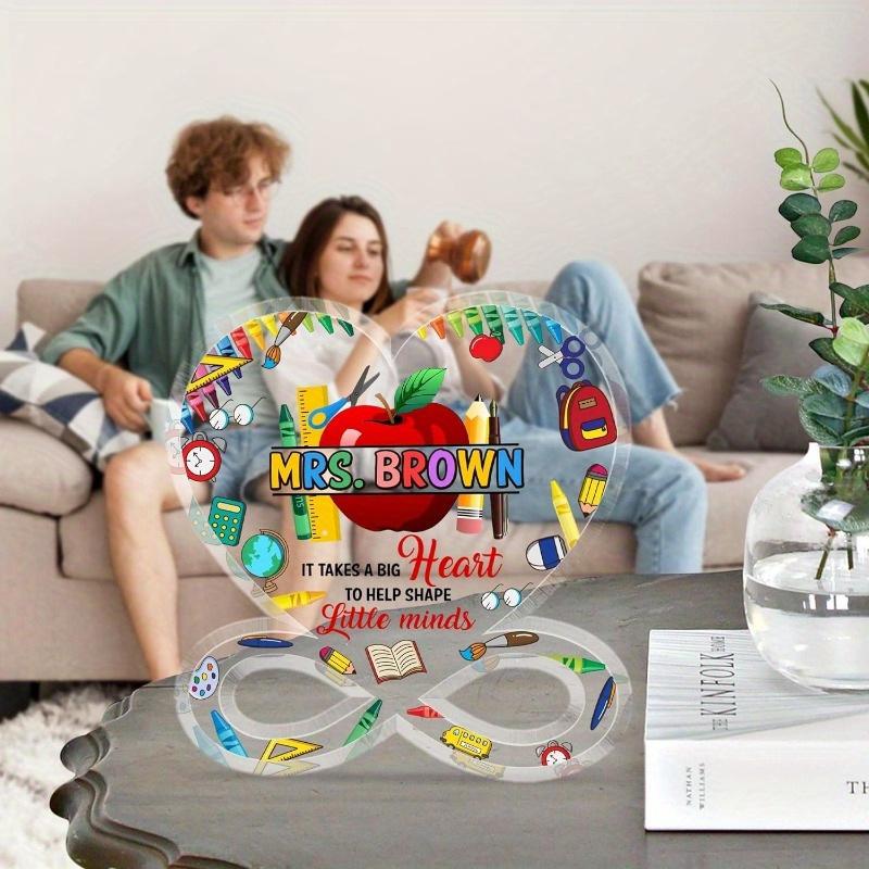 Ladies and Gentlemen, Teacher Thank-you Gift, Teacher Acrylic Plaque, Inspirational Teacher Desktop Decoration