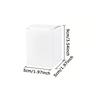 WTEMPO Birthday Wedding Foldable White Paper Gift Boxes Small Rectangle Presents Packaging Boxes Ideal for Storing and Gifting Delicate Items