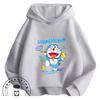 Daily Casual Hooded Top Cute Cartoon Print Winter Trendy Youth Wear Doraemon Boys Girls 3 14
