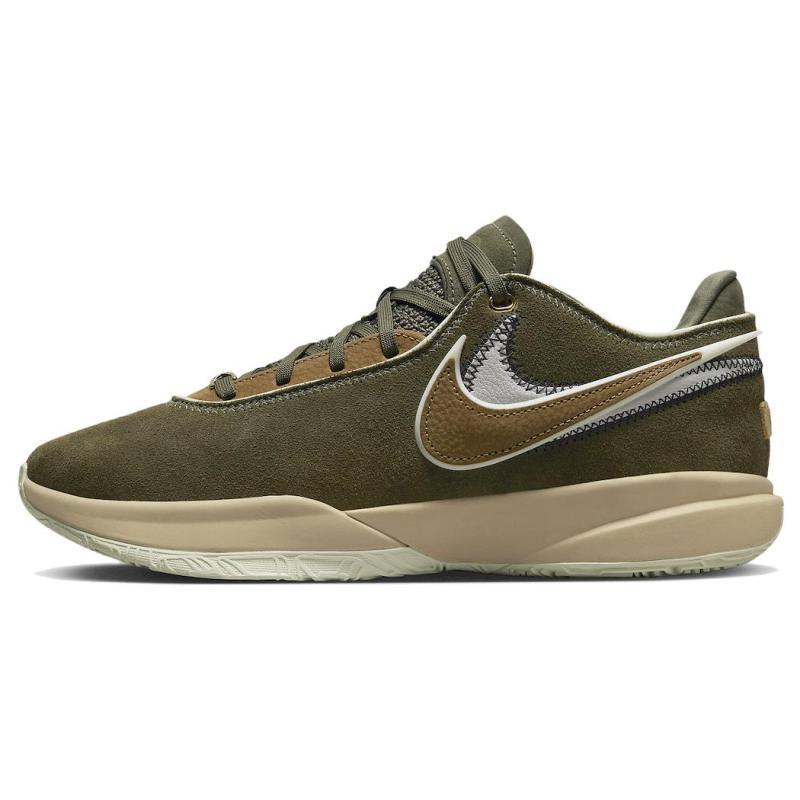 

Nike LeBron 20 Olive Green Sneakers DV1193-901 38.5