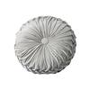 Velvet Pleated Round Pumpkin Pillow Couch Cushion Floor Pillow Home Decoration
