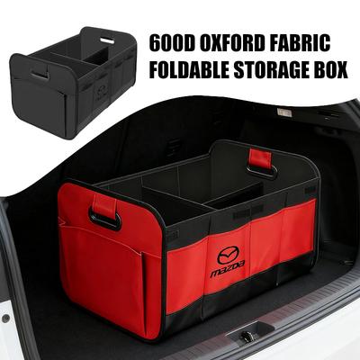 For Mazda Car Interior Trunk Storage Box Leather Tools Storage Case Bag 3 6 CX5 2 CX3 CX9 MX5 RX8 Axela Demio Atenza MS