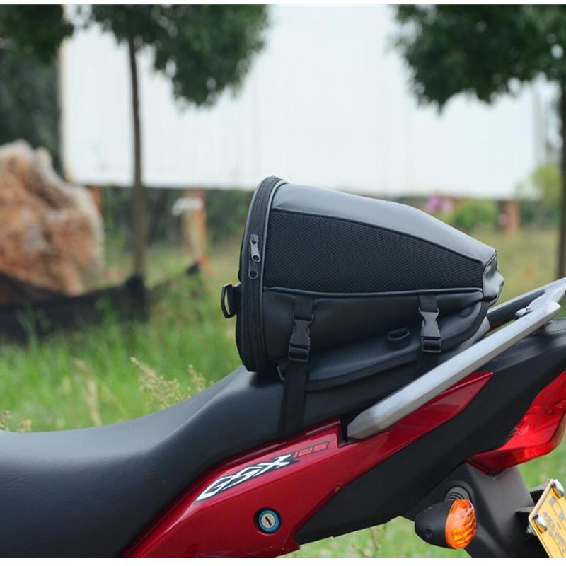 Waterproof Motorcycle Tail Bag Sport Luggage Saddle Riding Rear Bag Motorcycle Motorbike Scooter Side Back Seat Bag