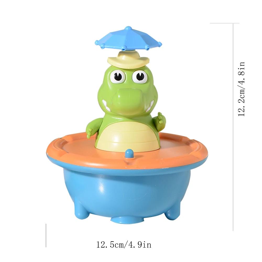 Baby Bath Toys Perfect For Bathtub Fun  Pool Sprays - 6 Pcs Water Jet Style Cute Crocodile Shape Infant Ideal Holiday Gift