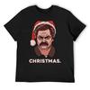 Ron Swanson Christmas T-Shirt for a Boy Hippie Clothes Anime T Shirts Shirts Graphic Men T Shirts