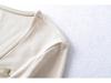 2025 Stylish Crisscross Tie-Up Long Sleeve Slim Fit Shirt for Women