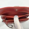 Boy CHANEL Chain Wallet Gunmetal Shoulder Clutch Bag Lambskin Red Women's Coco Mark Clasp