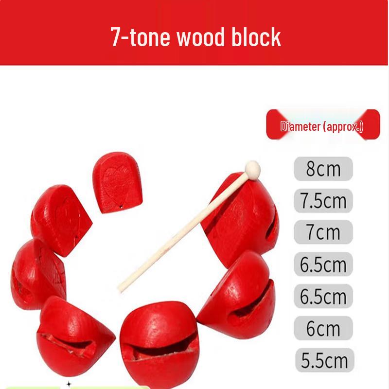 

Jingyu Life Premium Seven-Tone Wooden Fish Set