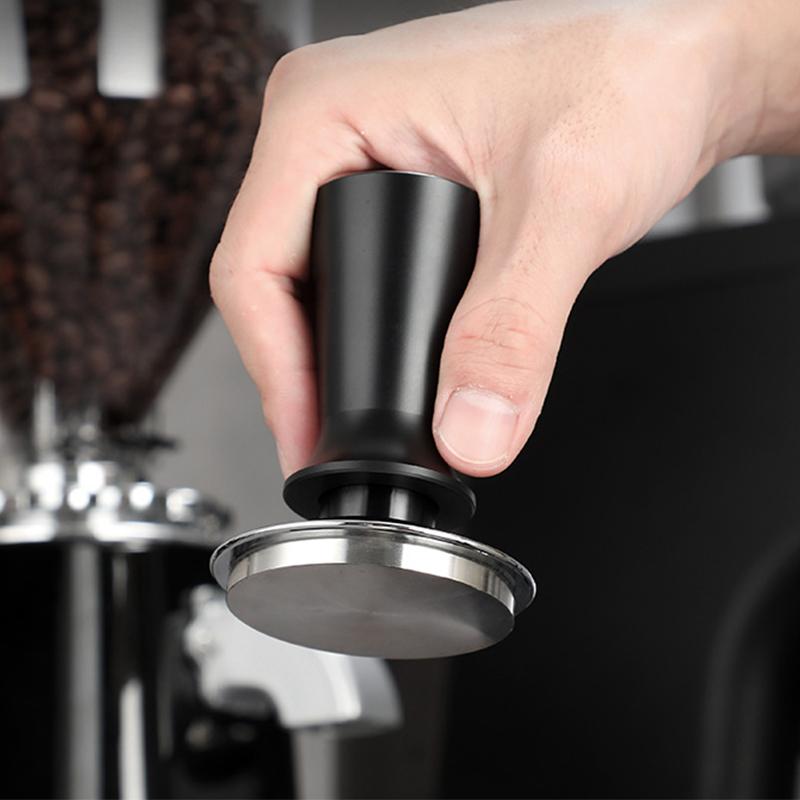 304 Stainless Steel Espresso Tamper Calibrated Spring Loaded for Baristas Constant Balance Horizontal Filler 51/ 53/ 58mm Sizes