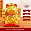Ceramic Lucky Cat Figurine with Waving Hand – Customizable Gold Shop Gift for 2026 Opening Ceremony