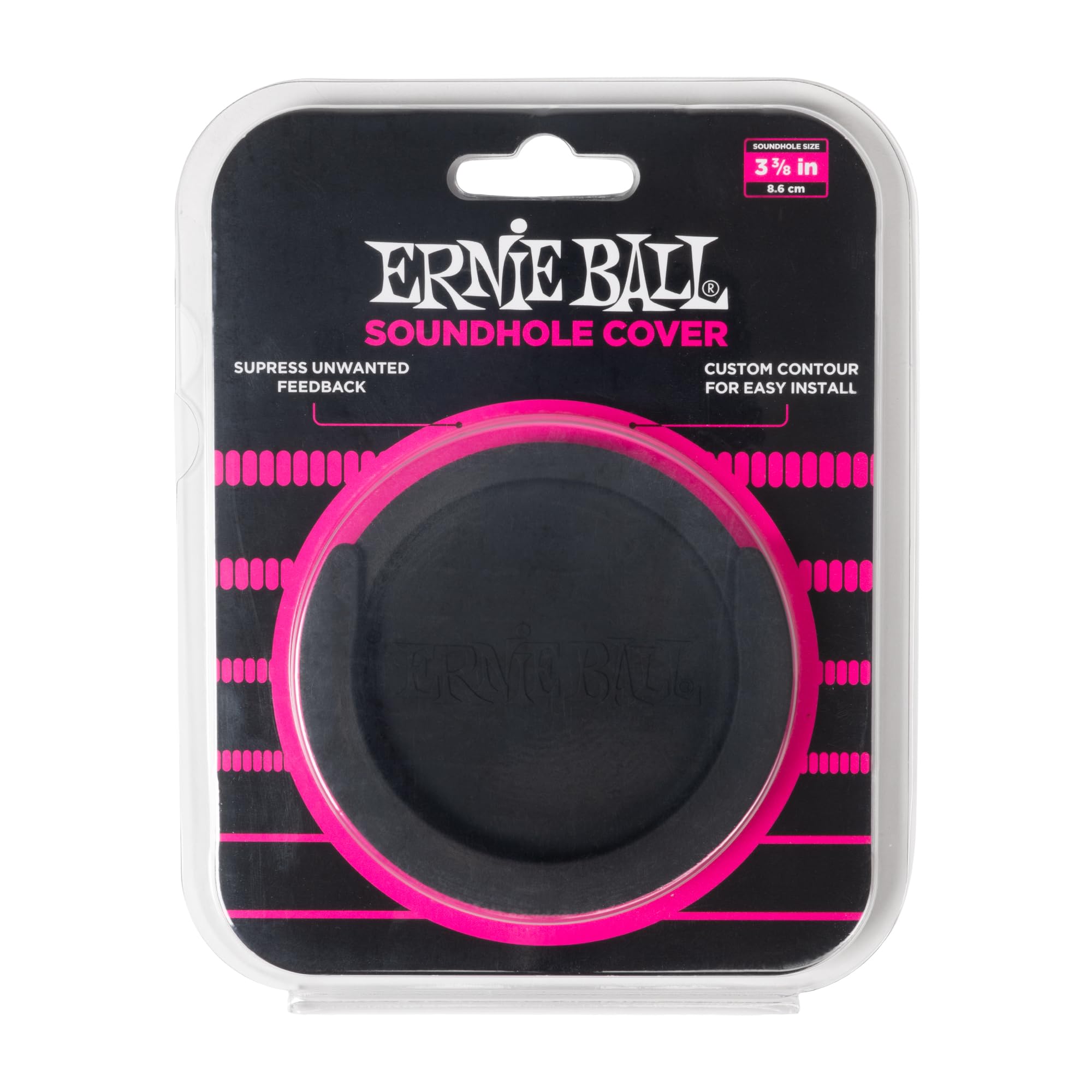

Genuine Ernie Ball 9630 Acoustic Sound Hole Cover, 3-3/8 (8.6 cm)
